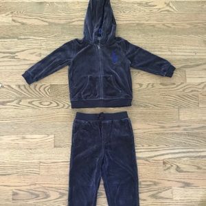 Ralph Lauren Velour Track Suit